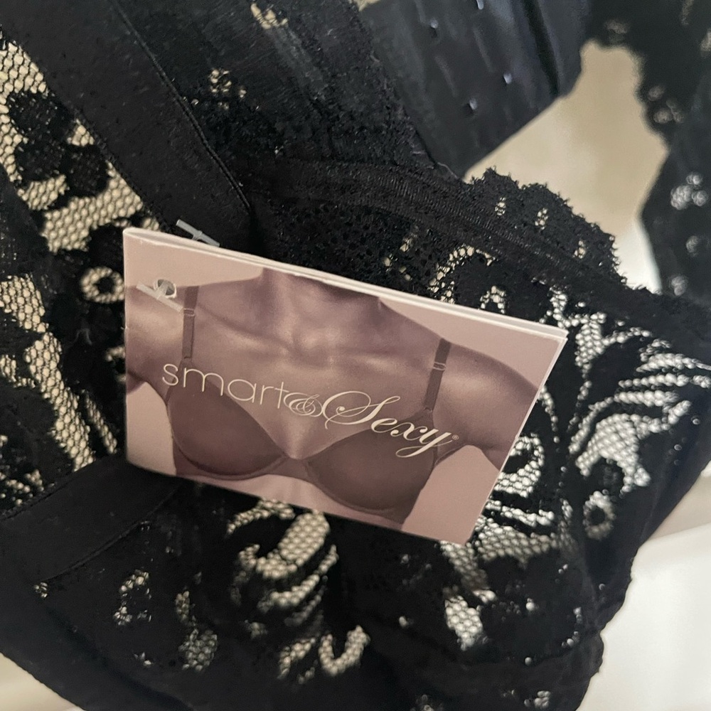 NWT Smart & Sexy black Lace bra 🌺 size 36D adjustable straps ! 🎉 - Picture 4 of 4